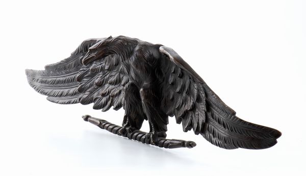 Grande aquila imperiale napoleonica in bronzo  - Asta Militaria, Ordini cavallereschi, Napoleonica - Associazione Nazionale - Case d'Asta italiane