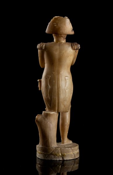 scultura in alabastro ritratto in piedi dell'imperatore  - Asta Militaria, Ordini cavallereschi, Napoleonica - Associazione Nazionale - Case d'Asta italiane