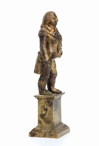 Scultura in Bronzo di Luigi XVI  - Asta Militaria, Ordini cavallereschi, Napoleonica - Associazione Nazionale - Case d'Asta italiane