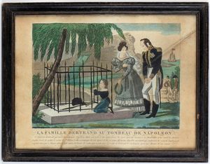 5 stampe popolari in cornice a soggetto napoleonico  - Asta Militaria, Ordini cavallereschi, Napoleonica - Associazione Nazionale - Case d'Asta italiane