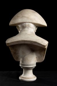 Grande busto di Napoleone  - Asta Militaria, Ordini cavallereschi, Napoleonica - Associazione Nazionale - Case d'Asta italiane