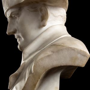 Grande busto di Napoleone  - Asta Militaria, Ordini cavallereschi, Napoleonica - Associazione Nazionale - Case d'Asta italiane