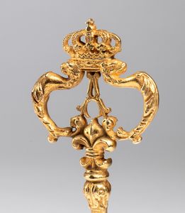 Spagna, Alfonso XII, Chiave da ciambellano  - Asta Militaria, Ordini cavallereschi, Napoleonica - Associazione Nazionale - Case d'Asta italiane