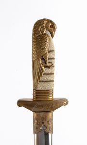 Daga da ufficiale dell'aeronautica del governo Repubblica Cinese con dedica al generale Scaroni.  - Asta Militaria, Ordini cavallereschi, Napoleonica - Associazione Nazionale - Case d'Asta italiane