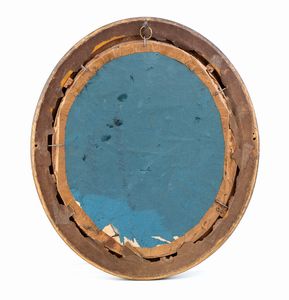 Ritratto ovale di Napoleone III stampata su tessuto, in cornice coeva  - Asta Militaria, Ordini cavallereschi, Napoleonica - Associazione Nazionale - Case d'Asta italiane