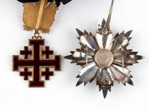 Stato citt del Vaticano, Ordine del Santo Sepolcro, Cavaliere di Gran  Croce  - Asta Militaria, Ordini cavallereschi, Napoleonica - Associazione Nazionale - Case d'Asta italiane