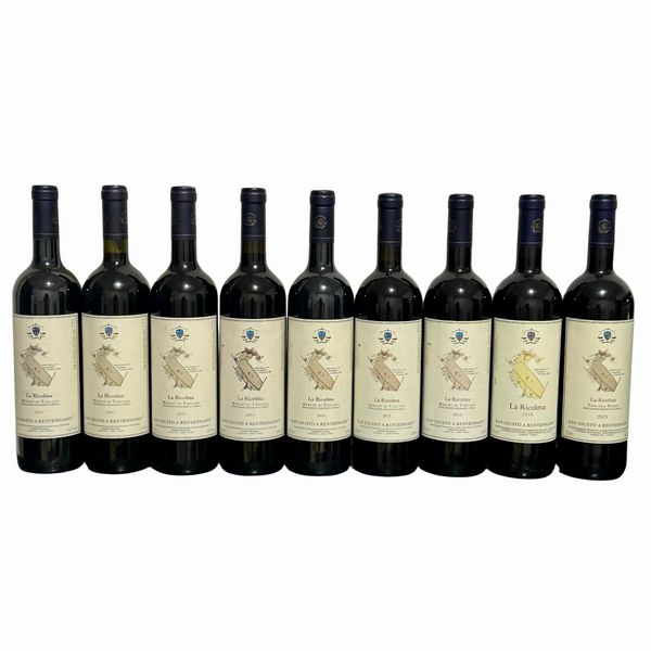 San Giusto a Rentennano, La Ricolma - Verticale 2010-2019  - Asta Vini Rossi: grandi etichette d'Italia e Francia. Con una selezione di vini bianchi e champagne - Associazione Nazionale - Case d'Asta italiane
