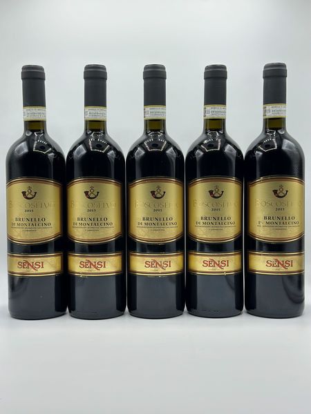 Sensi, Brunello di Montalcino Boscoselvo, 2015  - Asta Vini Rossi: grandi etichette d'Italia e Francia. Con una selezione di vini bianchi e champagne - Associazione Nazionale - Case d'Asta italiane