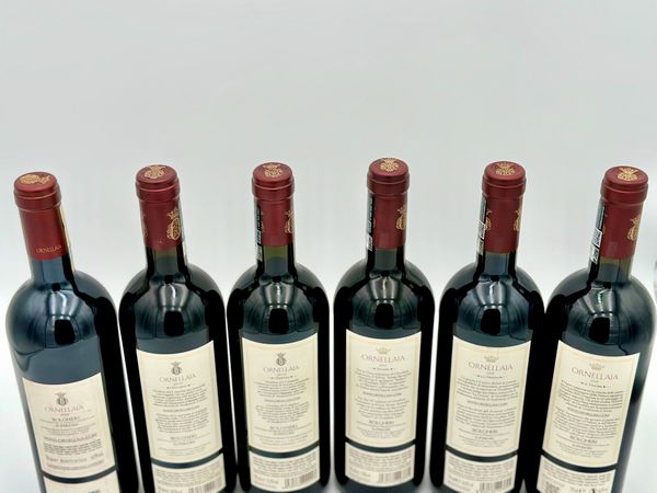 Tenuta dell'Ornellaia Bolgheri Superiore, Ornellaia, 2011-2012-2014-2017-2018-2019  - Asta Vini Rossi: grandi etichette d'Italia e Francia. Con una selezione di vini bianchi e champagne - Associazione Nazionale - Case d'Asta italiane