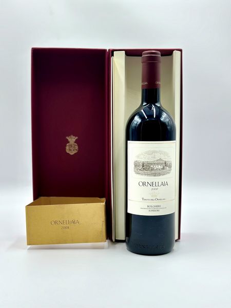 Tenuta dell'Ornellaia Bolgheri Superiore, Ornellaia, 2008  - Asta Vini Rossi: grandi etichette d'Italia e Francia. Con una selezione di vini bianchi e champagne - Associazione Nazionale - Case d'Asta italiane
