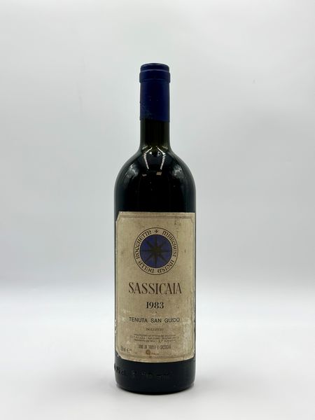 Tenuta San Guido, Sassicaia, 1983  - Asta Vini Rossi: grandi etichette d'Italia e Francia. Con una selezione di vini bianchi e champagne - Associazione Nazionale - Case d'Asta italiane
