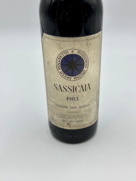 Tenuta San Guido, Sassicaia, 1983  - Asta Vini Rossi: grandi etichette d'Italia e Francia. Con una selezione di vini bianchi e champagne - Associazione Nazionale - Case d'Asta italiane