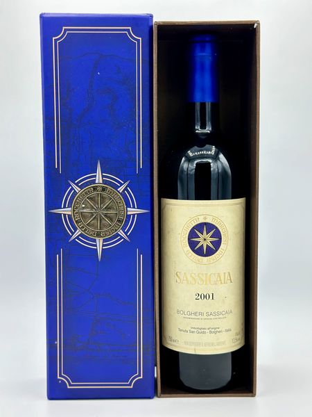 Tenuta San Guido, Sassicaia  - Asta Vini Rossi: grandi etichette d'Italia e Francia. Con una selezione di vini bianchi e champagne - Associazione Nazionale - Case d'Asta italiane