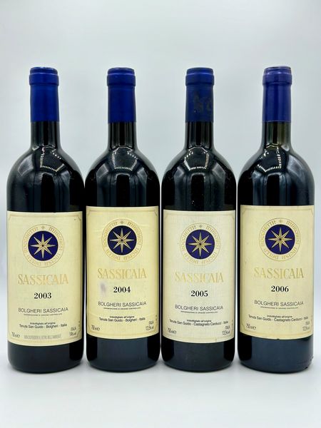 Tenuta San Guido, Sassicaia  - Asta Vini Rossi: grandi etichette d'Italia e Francia. Con una selezione di vini bianchi e champagne - Associazione Nazionale - Case d'Asta italiane