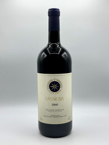 Tenuta San Guido, Sassicaia, 2008  - Asta Vini Rossi: grandi etichette d'Italia e Francia. Con una selezione di vini bianchi e champagne - Associazione Nazionale - Case d'Asta italiane