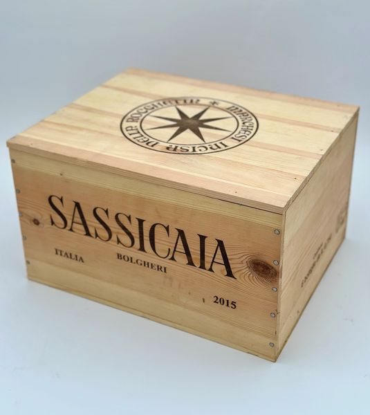 Tenuta San Guido , Sassicaia, 2015  - Asta Vini Rossi: grandi etichette d'Italia e Francia. Con una selezione di vini bianchi e champagne - Associazione Nazionale - Case d'Asta italiane