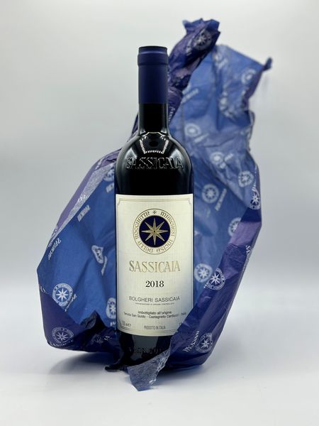Tenuta San Guido, Sassicaia, 2018  - Asta Vini Rossi: grandi etichette d'Italia e Francia. Con una selezione di vini bianchi e champagne - Associazione Nazionale - Case d'Asta italiane