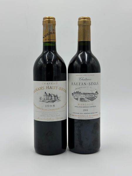 Ch�teau Bahans Haut Brion - Ch�teau Rauzan Segla, 1998-2001  - Asta Vini Rossi: grandi etichette d'Italia e Francia. Con una selezione di vini bianchi e champagne - Associazione Nazionale - Case d'Asta italiane