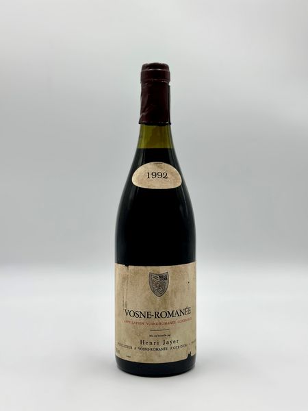 Henri Jayer, Vosne Romane, 1992  - Asta Vini Rossi: grandi etichette d'Italia e Francia. Con una selezione di vini bianchi e champagne - Associazione Nazionale - Case d'Asta italiane
