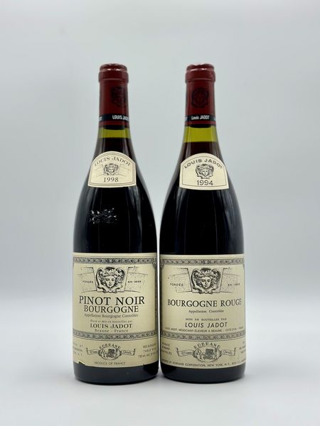 Louis Jadot, Pommard Pinot Noir, Bourgogne Rouge, 1994-1998  - Asta Vini Rossi: grandi etichette d'Italia e Francia. Con una selezione di vini bianchi e champagne - Associazione Nazionale - Case d'Asta italiane