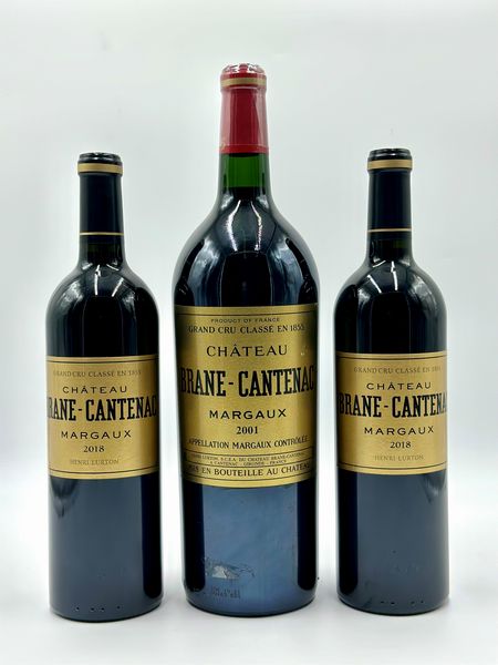 Henri Lurton, Chteau Brane - Cantenac, 2001-2018  - Asta Vini Rossi: grandi etichette d'Italia e Francia. Con una selezione di vini bianchi e champagne - Associazione Nazionale - Case d'Asta italiane