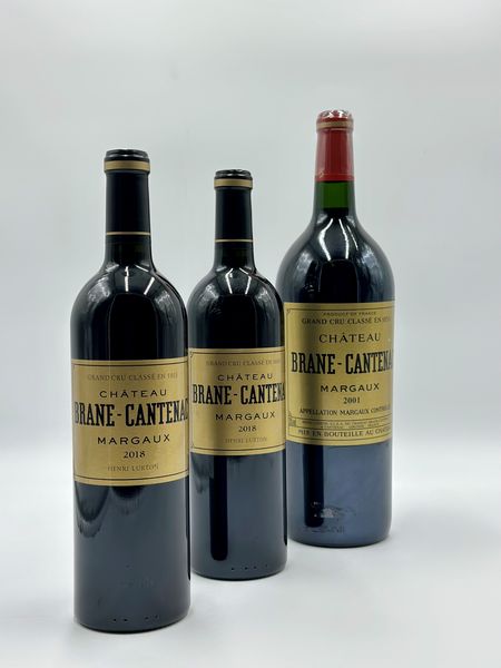 Henri Lurton, Chteau Brane - Cantenac, 2001-2018  - Asta Vini Rossi: grandi etichette d'Italia e Francia. Con una selezione di vini bianchi e champagne - Associazione Nazionale - Case d'Asta italiane