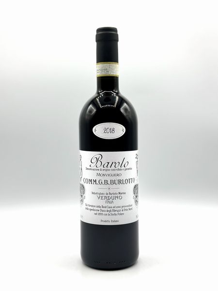 Comm. G. B. Burlotto, Barolo Monvigliero  , 2018  - Asta Vini Rossi: grandi etichette d'Italia e Francia. Con una selezione di vini bianchi e champagne - Associazione Nazionale - Case d'Asta italiane