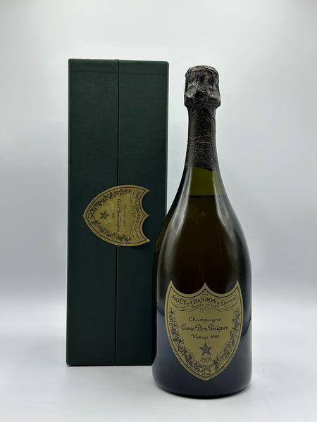 Mot & Chandon, Dom Prignon Brut Vintage 1995, 1995  - Asta Vini Rossi: grandi etichette d'Italia e Francia. Con una selezione di vini bianchi e champagne - Associazione Nazionale - Case d'Asta italiane