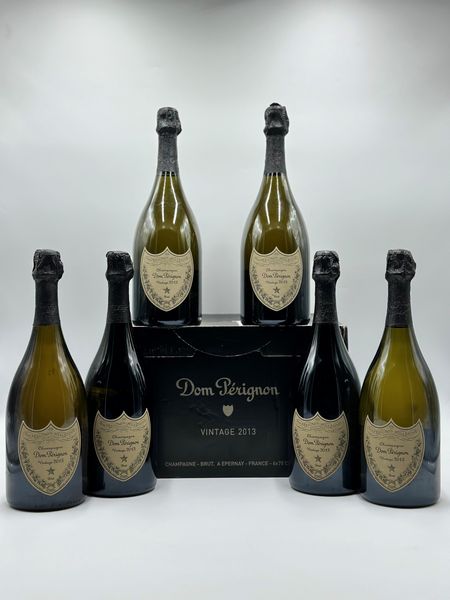 Mot & Chandon, Dom Prignon Brut Vintage 2013, 2013  - Asta Vini Rossi: grandi etichette d'Italia e Francia. Con una selezione di vini bianchi e champagne - Associazione Nazionale - Case d'Asta italiane