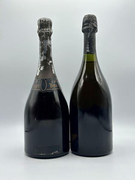Mot & Chandon, Dom Prignon Brut Vintage 1973 - Dom Ruinart Blanc de Blancs Brut 1973  - Asta Vini Rossi: grandi etichette d'Italia e Francia. Con una selezione di vini bianchi e champagne - Associazione Nazionale - Case d'Asta italiane