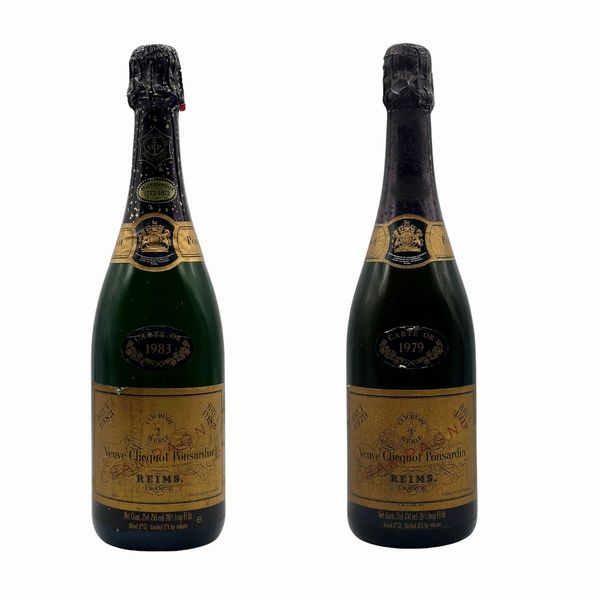 Veuve Clicquot Ponsardin, 1979-1983  - Asta Vini Rossi: grandi etichette d'Italia e Francia. Con una selezione di vini bianchi e champagne - Associazione Nazionale - Case d'Asta italiane