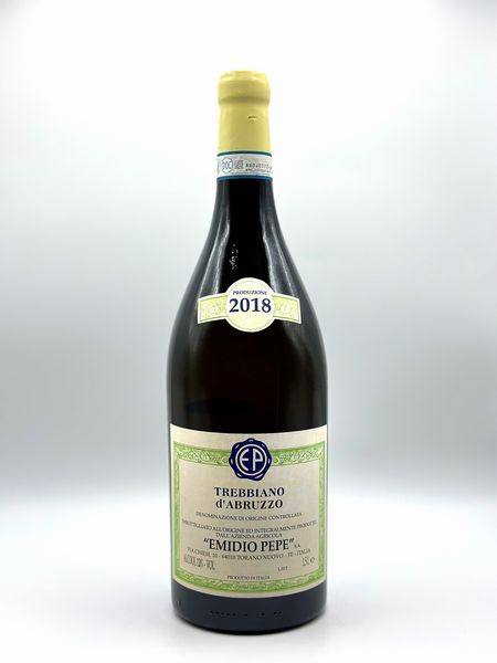 Emidio Pepe, Trebbiano d'Abruzzo, 2018  - Asta Vini Rossi: grandi etichette d'Italia e Francia. Con una selezione di vini bianchi e champagne - Associazione Nazionale - Case d'Asta italiane