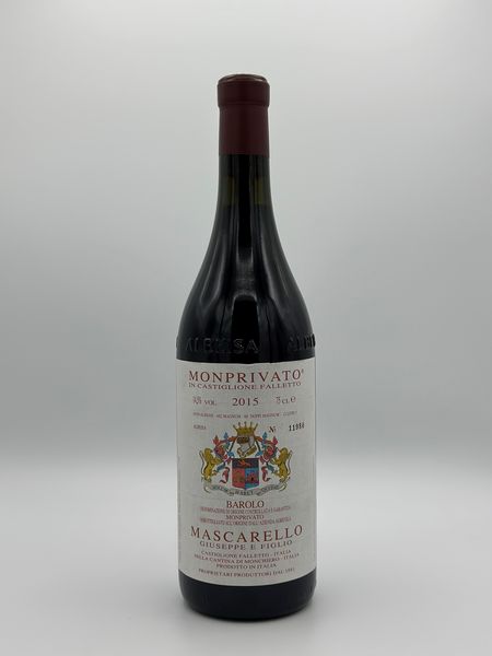 Giuseppe Mascarello e Figlio Monprivato, 2015  - Asta Vini Rossi: grandi etichette d'Italia e Francia. Con una selezione di vini bianchi e champagne - Associazione Nazionale - Case d'Asta italiane