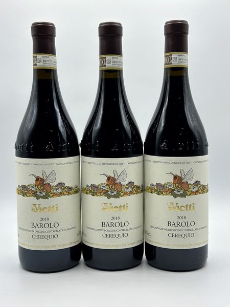 Vietti, Barolo Cerequio, 2018  - Asta Vini Rossi: grandi etichette d'Italia e Francia. Con una selezione di vini bianchi e champagne - Associazione Nazionale - Case d'Asta italiane