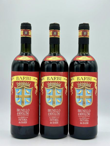 Fattoria Barbi, Brunello di Montalcino Riserva  - Asta Vini Rossi: grandi etichette d'Italia e Francia. Con una selezione di vini bianchi e champagne - Associazione Nazionale - Case d'Asta italiane