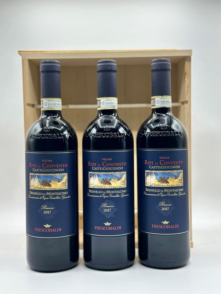 Frescobaldi, Brunello di Montalcino Riserva Vigna Ripe al Convento, 2017  - Asta Vini Rossi: grandi etichette d'Italia e Francia. Con una selezione di vini bianchi e champagne - Associazione Nazionale - Case d'Asta italiane