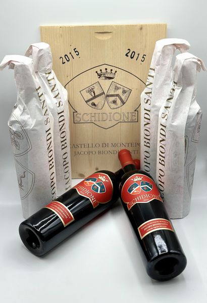 Jacopo Biondi Santi, Castello di Montep� Schidione, 2015  - Asta Vini Rossi: grandi etichette d'Italia e Francia. Con una selezione di vini bianchi e champagne - Associazione Nazionale - Case d'Asta italiane