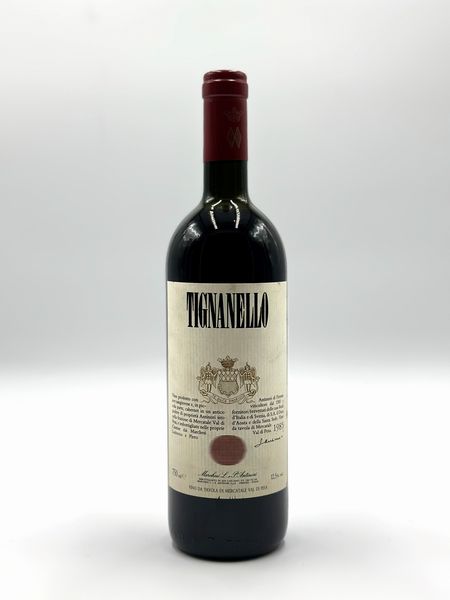 Marchesi Antinori, Tignanello, 1985  - Asta Vini Rossi: grandi etichette d'Italia e Francia. Con una selezione di vini bianchi e champagne - Associazione Nazionale - Case d'Asta italiane