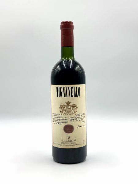 Marchesi Antinori, Tignanello, 1996  - Asta Vini Rossi: grandi etichette d'Italia e Francia. Con una selezione di vini bianchi e champagne - Associazione Nazionale - Case d'Asta italiane