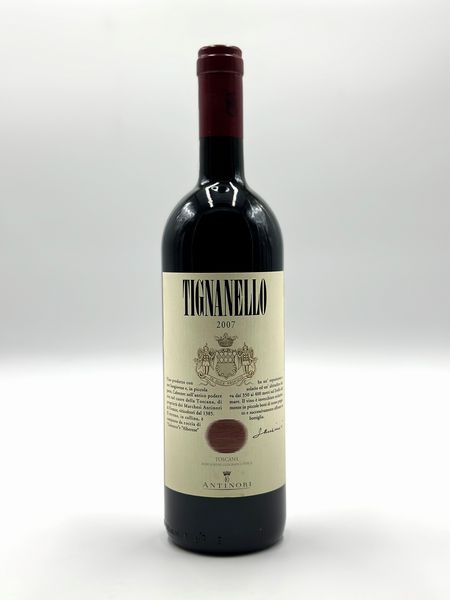 Marchesi Antinori, Tignanello, 2007  - Asta Vini Rossi: grandi etichette d'Italia e Francia. Con una selezione di vini bianchi e champagne - Associazione Nazionale - Case d'Asta italiane