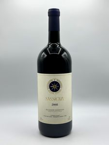 Tenuta San Guido, Sassicaia, 2008  - Asta Vini Rossi: grandi etichette d'Italia e Francia. Con una selezione di vini bianchi e champagne - Associazione Nazionale - Case d'Asta italiane