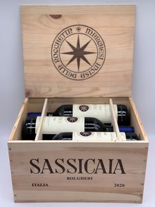 Tenuta San Guido Bolgheri, Sassicaia  - Asta Vini Rossi: grandi etichette d'Italia e Francia. Con una selezione di vini bianchi e champagne - Associazione Nazionale - Case d'Asta italiane