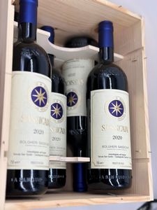 Tenuta San Guido Bolgheri, Sassicaia  - Asta Vini Rossi: grandi etichette d'Italia e Francia. Con una selezione di vini bianchi e champagne - Associazione Nazionale - Case d'Asta italiane
