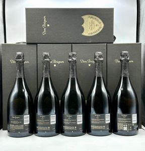 Moët & Chandon, Dom Pérignon Brut Vintage 2008-2009-2010-2012-2013  - Asta Vini Rossi: grandi etichette d'Italia e Francia. Con una selezione di vini bianchi e champagne - Associazione Nazionale - Case d'Asta italiane
