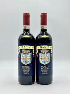 Fattoria Barbi, Brunello di Montalcino  - Asta Vini Rossi: grandi etichette d'Italia e Francia. Con una selezione di vini bianchi e champagne - Associazione Nazionale - Case d'Asta italiane