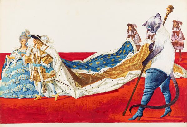 Cesare Colombi : Il gatto con gli stivali  - Asta Fumetti: Tavole e Illustrazioni Originali - Associazione Nazionale - Case d'Asta italiane