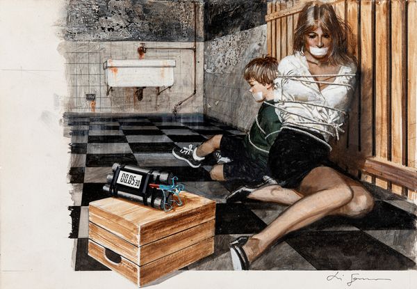 Aldo Di Gennaro : Pochi minuti dalla fine  - Asta Fumetti: Tavole e Illustrazioni Originali - Associazione Nazionale - Case d'Asta italiane