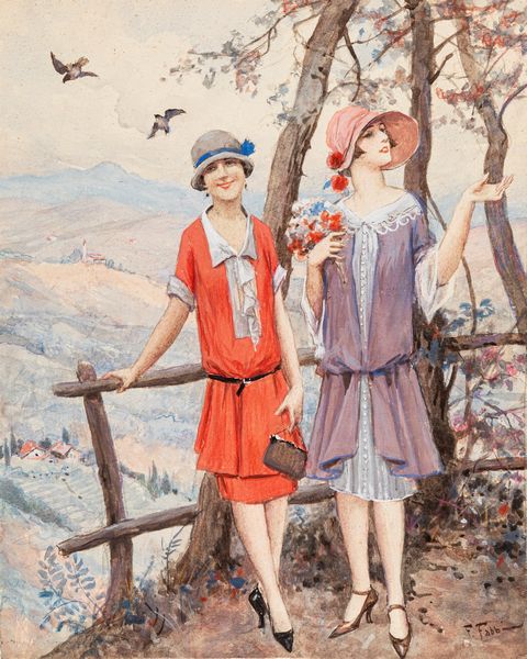 Fabio Fabbi : Addio alla campagna  - Asta Fumetti: Tavole e Illustrazioni Originali - Associazione Nazionale - Case d'Asta italiane