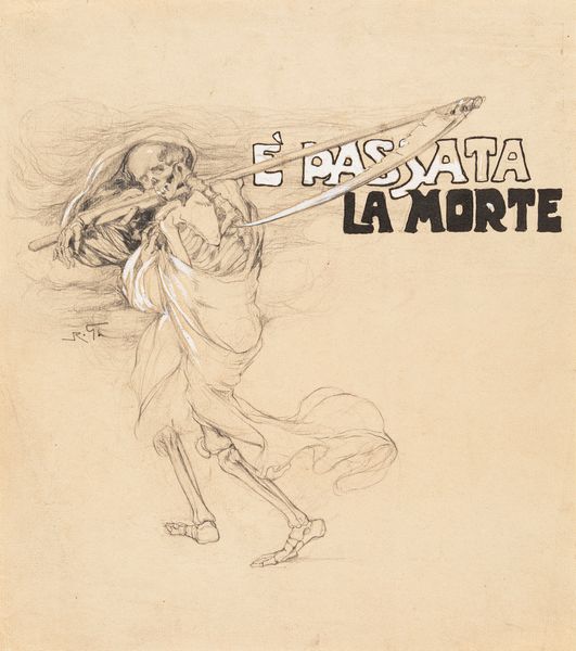 Riccardo Galli :  passata la morte  - Asta Fumetti: Tavole e Illustrazioni Originali - Associazione Nazionale - Case d'Asta italiane