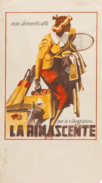 Dudovich Marcello (attr.) : La Rinascente  - Asta Fumetti: Tavole e Illustrazioni Originali - Associazione Nazionale - Case d'Asta italiane